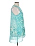 Susan Graver Teal Sleeveless Blouse Size 16 - photo 4