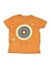 Mini Boden 100% Cotton Orange Short Sleeve Button-Down Shirt Size 5 - photo 1
