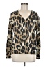 Young Fabulous & Broke Animal Print Brown Pullover Sweater Size Med - Lg - photo 1