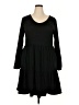 HOTOUCH Solid Black Casual Dress Size XXL - photo 1