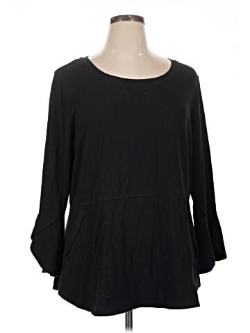 Isaac Mizrahi LIVE! 3/4 Sleeve T-Shirt (view 1)