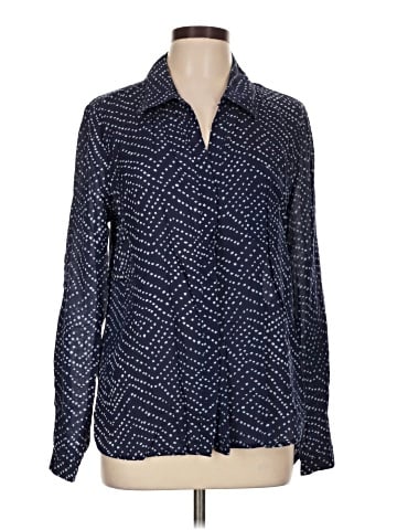 Diane von Furstenberg Long Sleeve Blouse (view 1)