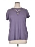 Torrid Purple Short Sleeve Top Size 1X Plus (1) - photo 1