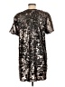 1.State 100% Polyester Silver Cocktail Dress Size L - photo 2