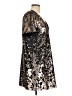 1.State 100% Polyester Silver Cocktail Dress Size L - photo 4
