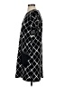 Valette 100% Polyester Argyle Black Casual Dress Size S - photo 5