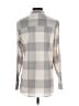 Woolrich Checkered-gingham Gray Long Sleeve Blouse Size S - photo 2