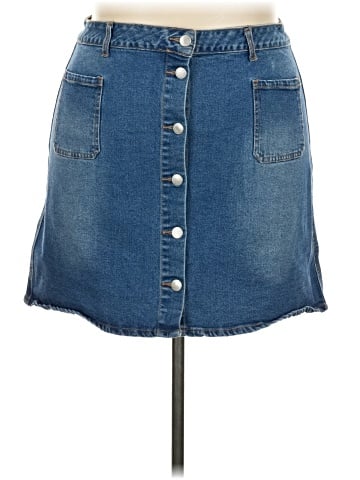 Roebuck & Co. Denim Skirt (view 1)