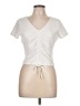 Fabletics Ivory Short Sleeve Top Size L - photo 1