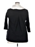 Target Black 3/4 Sleeve Top Size XXL (estimated) - photo 2