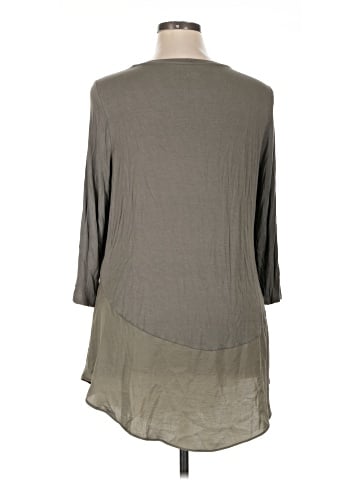 LOGO by Lori Goldstein 3/4 Sleeve Top (view 2)
