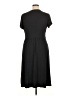 L.L.Bean Solid Black Casual Dress Size XL - photo 2