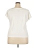 Rafaella 100% Cotton Ivory Short Sleeve Top Size 2X - photo 2
