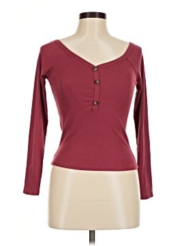 Caution to the Wind Long Sleeve Henley (view 1)