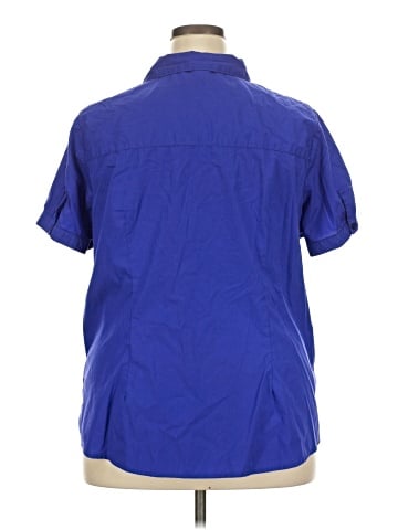 Basic Editions Short Sleeve Blouse (view 2)