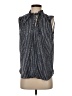 Ann Taylor LOFT 100% Polyester Silver Sleeveless Blouse Size XS - photo 1