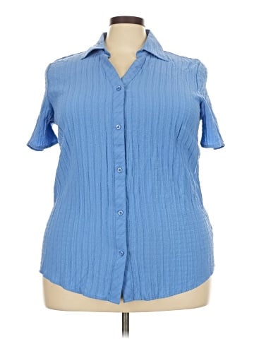 Basic Editions Short Sleeve Blouse (view 1)