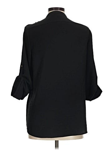 Calvin Klein 3/4 Sleeve Button-Down Shirt (view 2)
