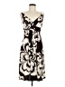 B. Smart Print Brown Cocktail Dress Size 8 - photo 1