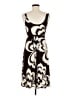 B. Smart Print Brown Cocktail Dress Size 8 - photo 2