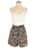 Lily Rose Animal Print Ivory Romper Size XS - photo 1
