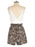 Lily Rose Animal Print Ivory Romper Size XS - photo 2