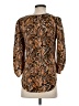 Joan Vass 100% Viscose Brown 3/4 Sleeve Blouse Size XS - photo 2