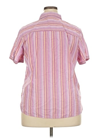 Basic Editions Short Sleeve Blouse (view 2)