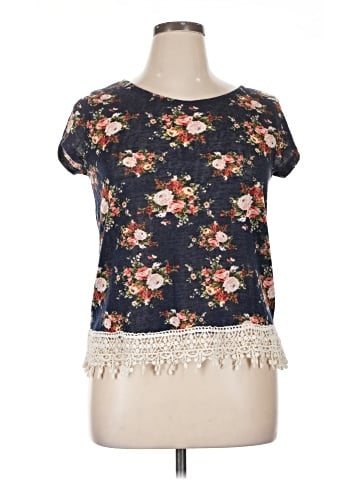 Mauve Short Sleeve Top (view 1)