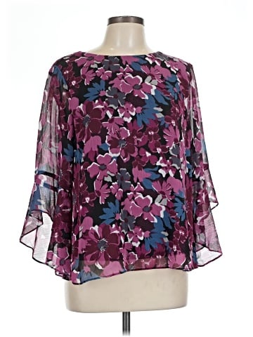 Kasper 3/4 Sleeve Blouse (view 1)