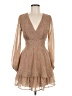 Japna 100% Polyester Tan Cocktail Dress Size M - photo 1
