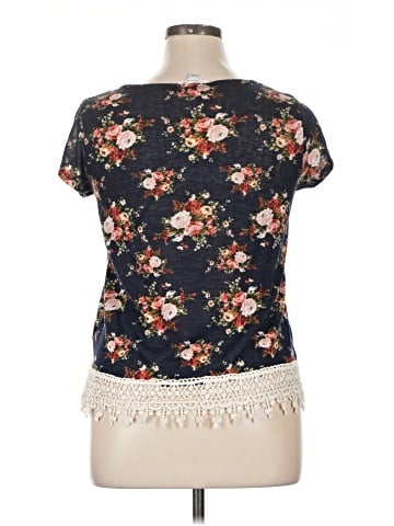 Mauve Short Sleeve Top (view 2)