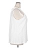 Basic Editions 100% Cotton White Sleeveless Blouse Size 2X - photo 4