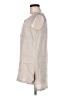 Ellen Tracy 100% Linen Solid Tan Ivory Sleeveless Button-Down Shirt Size M - photo 5