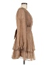Japna 100% Polyester Tan Cocktail Dress Size M - photo 4