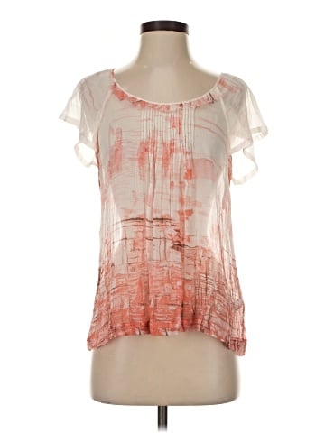 Banana Republic Short Sleeve Silk Top (view 1)