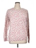 Old Navy 100% Cotton Floral Pink Pullover Sweater Size XL - photo 1