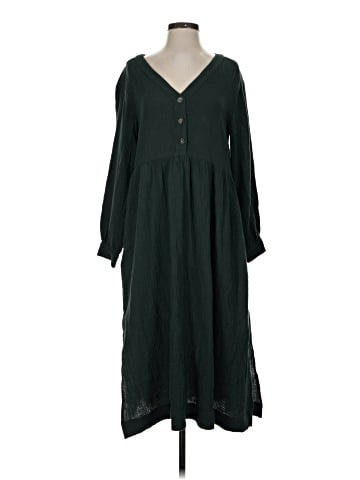 Madewell Lightspun Button-Front Midi Dress (view 1)