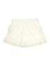 Mondetta Solid Ivory Faux Leather Skirt Size S - photo 2