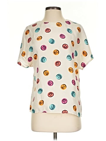 Breckenridge Short Sleeve Silk Top (view 1)