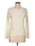 Basic Editions Ivory Long Sleeve Top Size L - photo 1