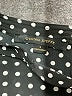Cynthia Steffe 100% Polyester Polka Dots Black Short Sleeve Blouse Size S - photo 7