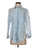 Zara Blue Long Sleeve Button-Down Shirt Size XS - photo 1