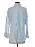 Zara Blue Long Sleeve Button-Down Shirt Size XS - photo 2