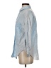Zara Blue Long Sleeve Button-Down Shirt Size XS - photo 5