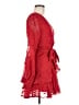 Hello Molly 100% Polyester Red Cocktail Dress Size 6 - photo 4