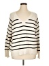 Old Navy Stripes Ivory Pullover Sweater Size XL - photo 1