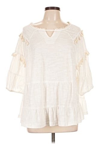 Umgee 3/4 Sleeve Blouse (view 1)
