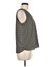 Ann Taylor LOFT Outlet 100% Polyester Black Sleeveless Top Size M - photo 4