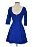 Express Solid Blue Cocktail Dress Size S - photo 2